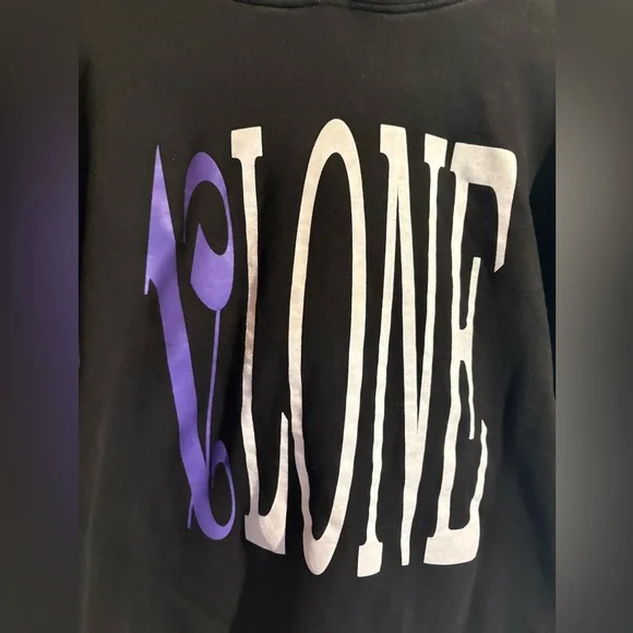 Vlone x palm angels hoodie PURPLE RARE
